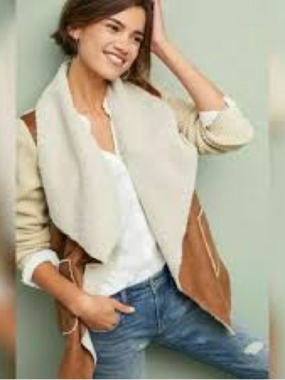 Anthropologie Moth Sherpa Moto
Sweater cardigan